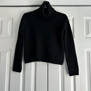 Isaac Mizrahi Black Turtleneck Sweater